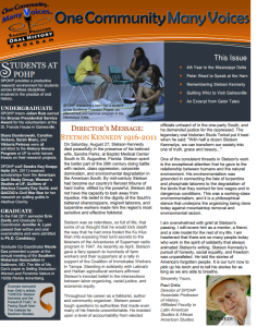 Image of The Samuel Proctor Oral History Program's Fall 2011 Newsletter