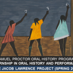 Spring 2018 Internship: The Jacob Lawrence Project